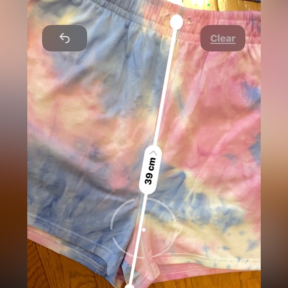 Tie-dye women’s set tank top and shorts - Picture 10 of 15